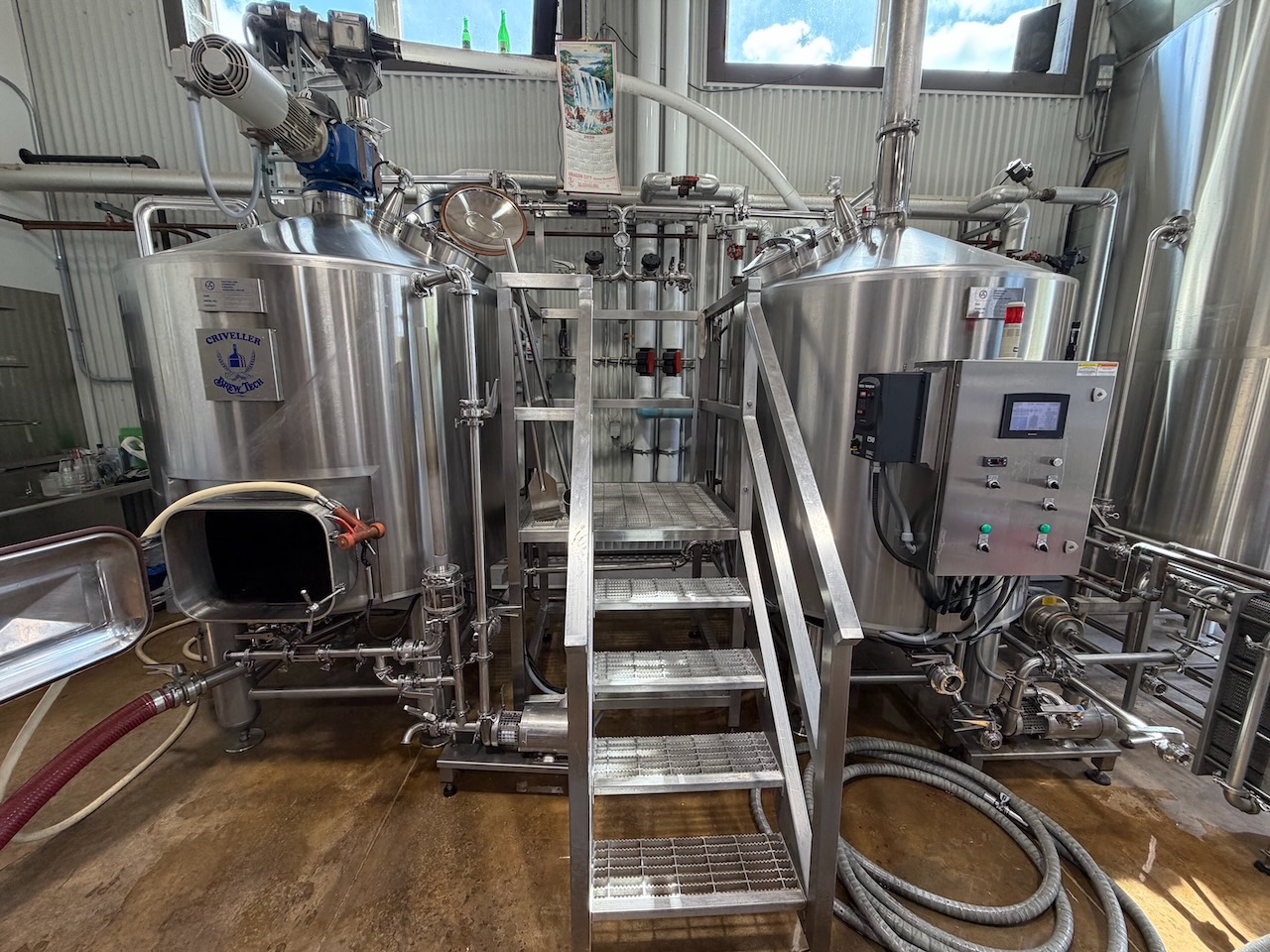 10bbl Steam brewhouse with 30BBL HLT